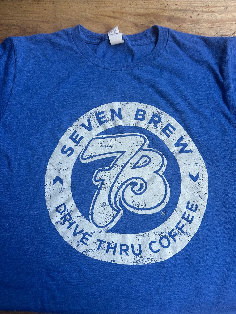 Seven Brew Blue Logo Tee